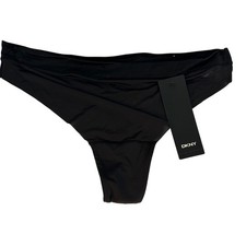 DKNY Black Underwear Panty Seamless Logo Size L