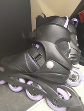 K2 Alexis 80 Pro Women's Inline Skates, Purple and Black, Size 9.5