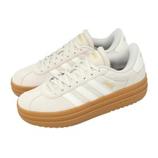 adidas VL Court Bold Aluminum Core White Gum Women Casual Platform Shoes JQ5633