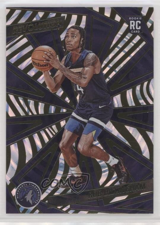 2024-25 Panini Revolution Rookies Fractal Rob Dillingham #105 1m0c