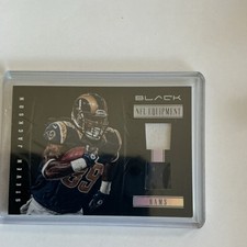 Panini Black 2012 Steven Jackson #47 St. Louis Rams Memorabilia Card