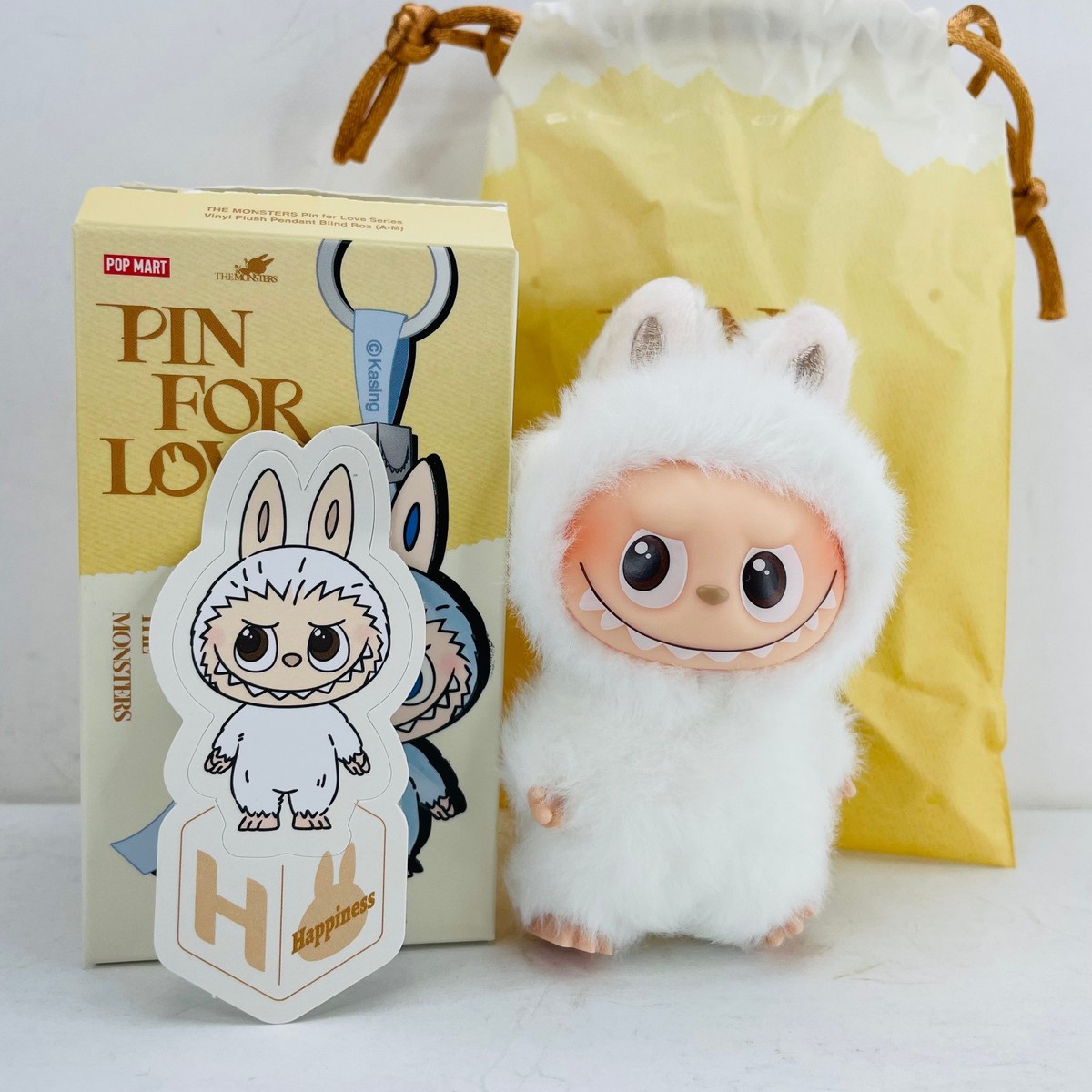 POP MART Labubu The Monsters Pin For Love Series Mini Vinyl Plush