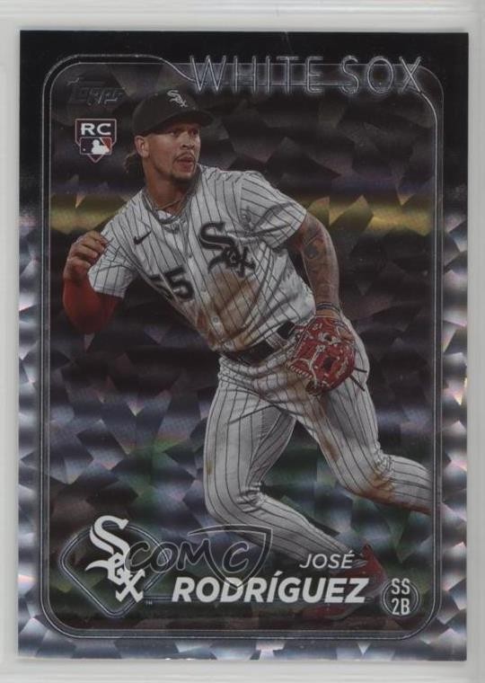 2024 Topps Series 1 Silver Crackle Foil Jose Rodriguez José RodrÃguez #86 5x3
