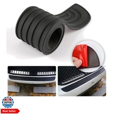 Car Rear Bumper Protector, 33.07inch x2.75inch Car/SUV Universal Rubber Anti-...