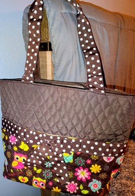 Sazy Bee Designs Owl  Quilted Shoulder Bag