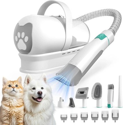Pet Grooming Vacuum Kit for Dogs Cats Uproot Cleaner Hair Remover