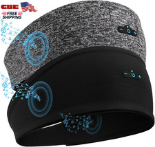 Bluetooth Sleep Headphones Headband Wireless HD Stereo 2 Pack for Side Sleepers