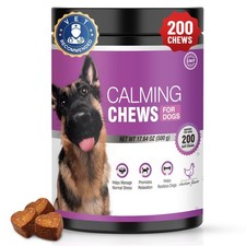 Calming Chews for Dogs 200pc Dog Calming Treat and Bites with Melatonin - Anx...