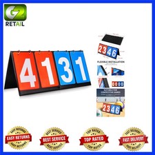 Compact Scoreboard Keeper with Flip Design for Basketball  Tennis - 14.2 Inches