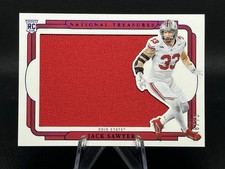 2025 Panini National Treasures #RS-JSR Jack Sawyer Rookie Silhouettes Blue /75