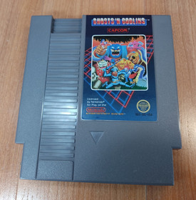 MINTY BOX CIB Hangtab Ghosts 'N Goblins 1st Print complete in nintendo nes lot