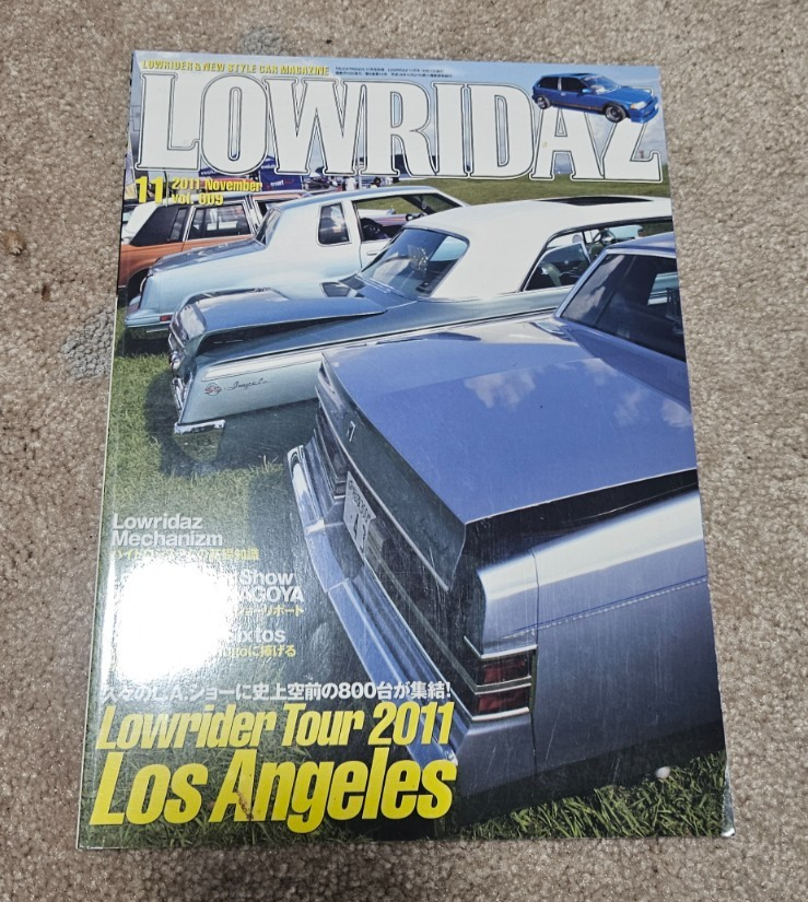 LOWRIDAZ MAGAZINE japan lowrider vol. # 9 2011 JAPANESE jdm la