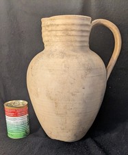 Hillstonia Vintage Large Stoneware Jug Pitcher Made In England 35cm Tall