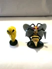 1999 Pokemon Tomy Vintage Kakuna and Beedrill Figures