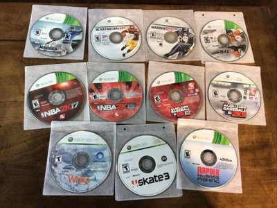 Misc. Sports Game LOT (11 Discs/Games) - Microsoft Xbox 360 DISC ONLY