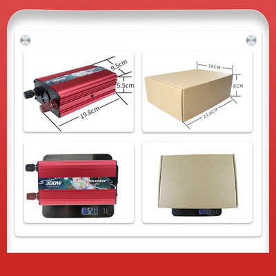 Power Your Devices 300W Auto Wechselrichter DC 12V auf AC230V mit USB Unterstüt