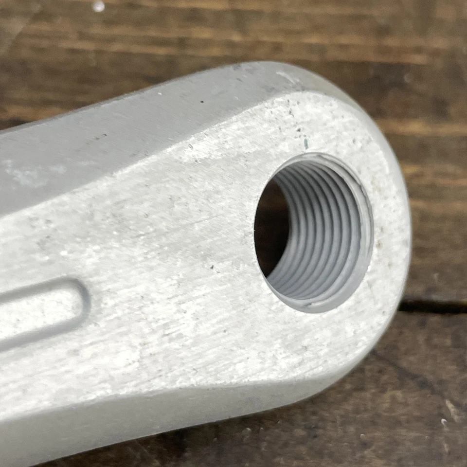 Vintage Sugino Maxy Cross Crank Arm LEFT 180mm Forged Japan Single Raw BMX - Image 4 of 4