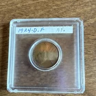 1924-D Lincoln Wheat Small Cent F Bronze BN Denver Mint Uncertified