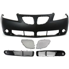 Bumper Cover Kit For 2005-2009 Pontiac G6 With Fog Light Holes Primed Front