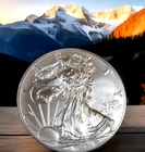 2020 SILVER EAGLE W/SHINY FINISH    HERE'S A NICE BRIGHT ONE     CK IT OUT!!!