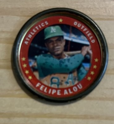 1971 Topps Baseball Coin #8 Felipe Alou Oakland A s MLB VG VINTAGE 1970S