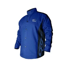 Revco mens Racing revco bsx fr welding jacket, Blue, Large US