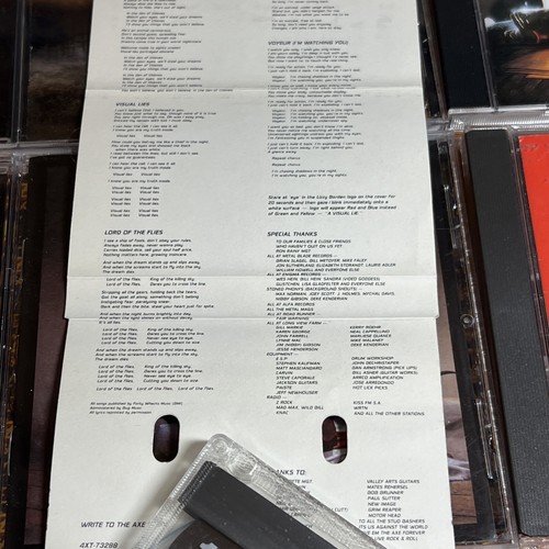 Lizzy Borden - Visual Lies 1987 Cassette Tested Shock Heavy Metal Blade Records - Picture 16 of 17