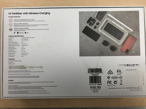 SAMSUNG UV Sanitizer w/ Wireless Charging Box - Picture 4 of 4