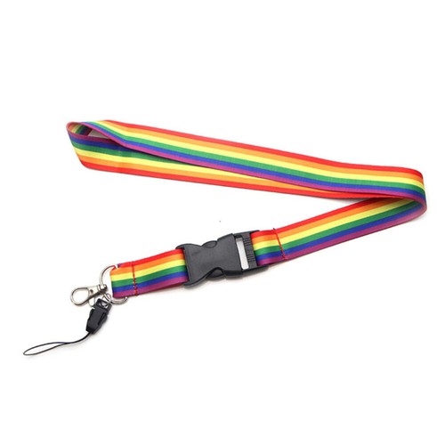 2 Pcs Rainbow Mobile Phone Lanyard Camera Neck Key Chain DIY Accessories - Zdjęcie 5 z 12