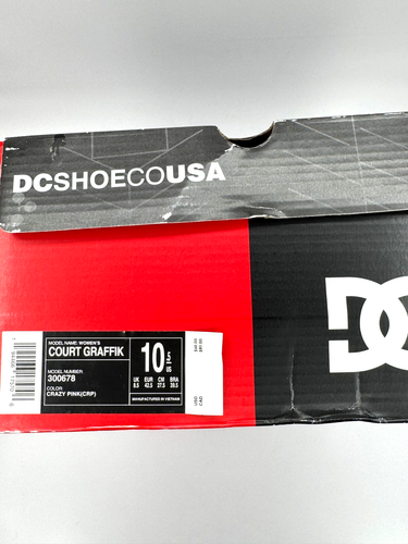 DC Shoe Co Court Graffik weiß pink Modell 300678 Damen 10,5 US - Bild 8 von 8