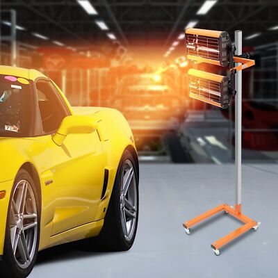 2,000 W Lacktrockner Strahler Infrarotstrahler Heizstrahler Infrarot Lampe Auto