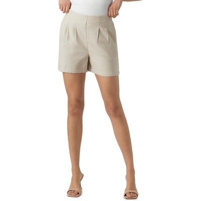 Vero Moda Womens Pleated High Rise Mini Flat Front BHFO 1746