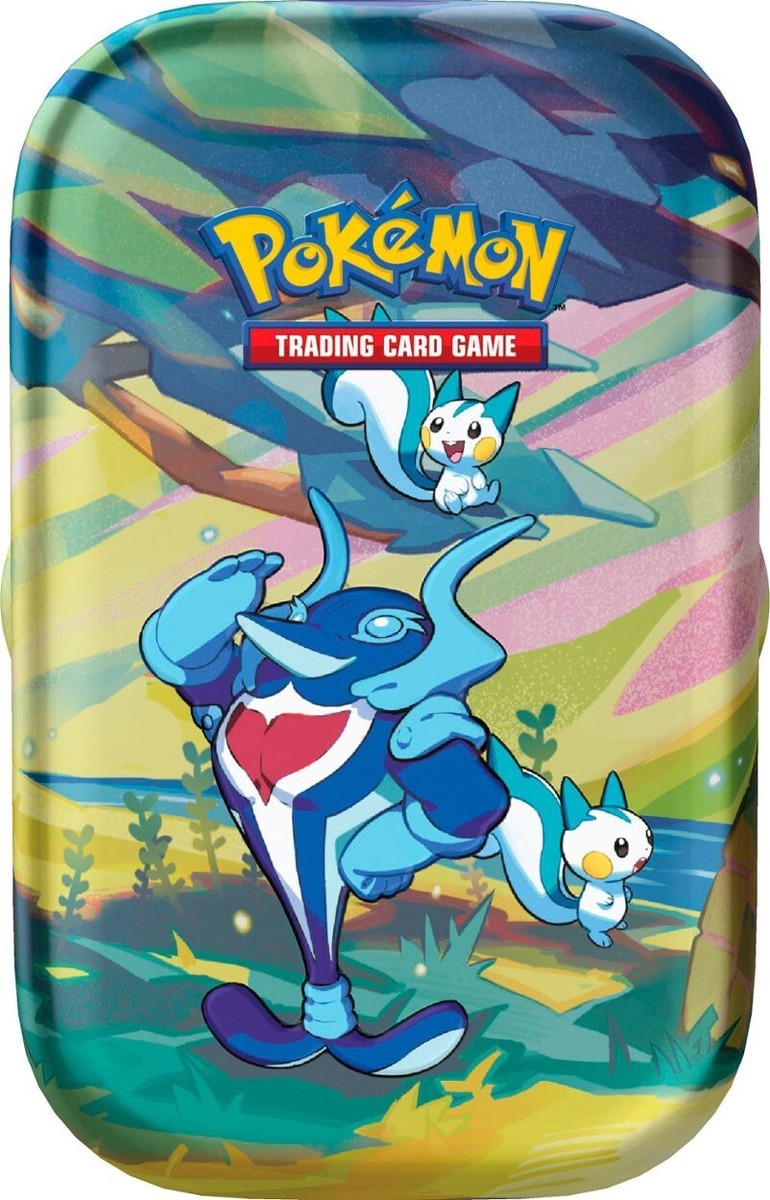 t*e様 Pokémon mini 本体 + ソフト2個 Pokemon Vibrant Paldea Palafin & Pachirisu Mini Tin [2 Booster