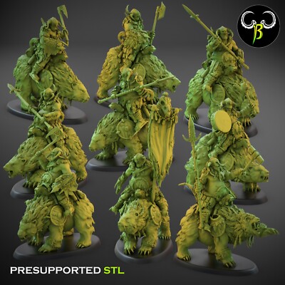 Bjorn Riders by Clay Beast | Fantasy | D&D | DnD | Print on Demand