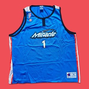 Orlando Miracle Champion #1 Jersey Home Vintage 1999 WNBA Size XL 90s