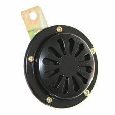1x 6V Hupe Signalhorn Metall mit Halterung HORN Oldtimer Schwarz Moped 6Volt Neu