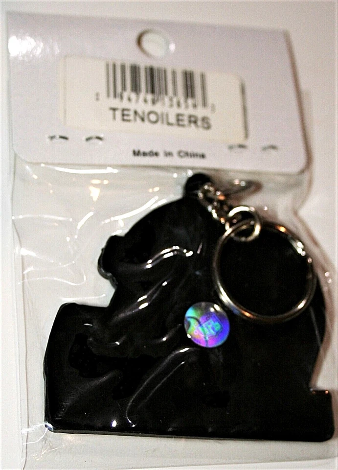 Vtg Rare Tennessee Oilers NFL Football Helmet Team Logo Key Chain New NOS MIP - Image 3 of 4