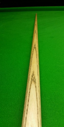 Hand Made Omin 1 Piece Ash Cue - Stiff Shaft Solid Cue & Free Extentions - Picture 3 of 12