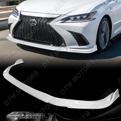 For 2019-2023 Lexus ES300H ES350 Painted White Front Bumper