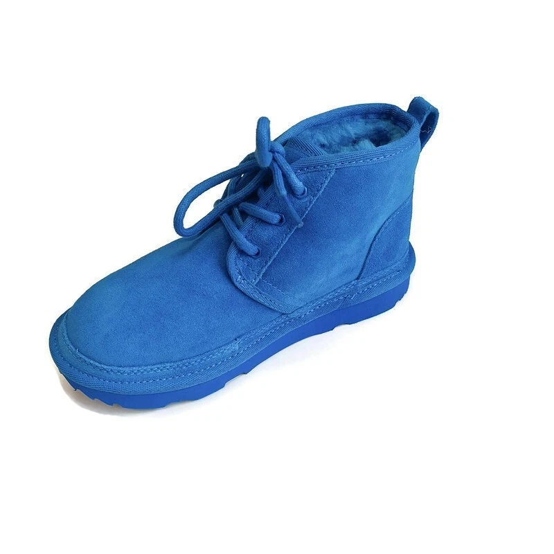 Botas chukka UGG Big Kids talla 5 para mujer talla 6 Neumel II gamuza azul buceo 1017320K Foto 3 de 4