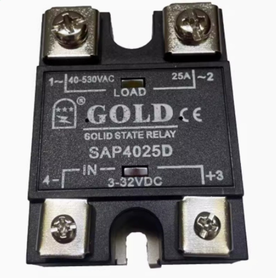 Carlo Gavazzi, Inc. RN2A48D50 Contactor, Solid State, with Heat Sink