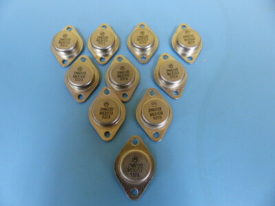 6 Transistor RCA TO-3 2N6030 - Lotto Nuovo (Confezione Aperta) - Chips Gate