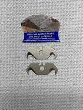 2 pc NEW ! HOOK Utility Knife Blade CARPET SHINGLES LINOLEUM FAST FREE SHIPPING