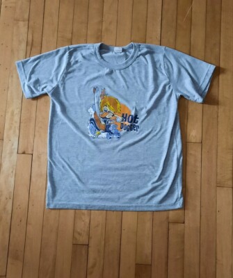 Vintage Surf Man Hot Rod Hot Dogger T-shirt Boys XL Men's Medium 