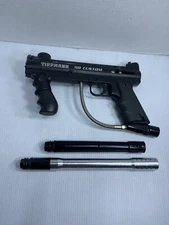 Tippman 98 Custom Paintball Black With 2 Barrels Used Tested Good
