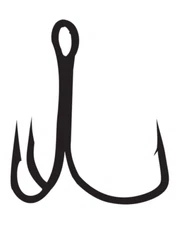 Gamakatsu EWG Treble Hook Extra Wide Gap Replacement Fishing Treble Hook