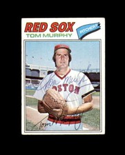 Tom Murphy Signed Original 1977 Topps Boston Red Sox Autographed