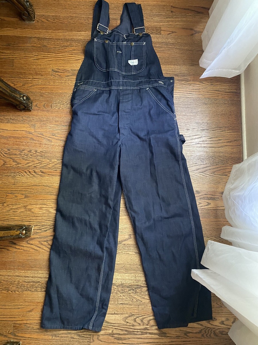 SEARS TRADEWEAR COVERALLS DENIM VTG 70's 36x30 Union Made In SEARS TRADEWEAR COVERALLS DENIM VTG 70's 36x30 Union Made In