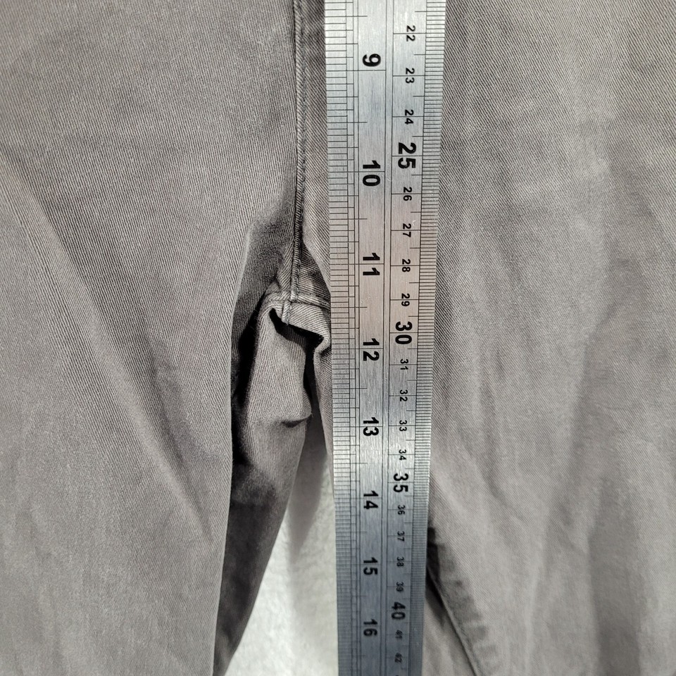 NEXT Trousers Mens Size 34 W 33 L WORN IN Grey Slim Fit Straight Leg