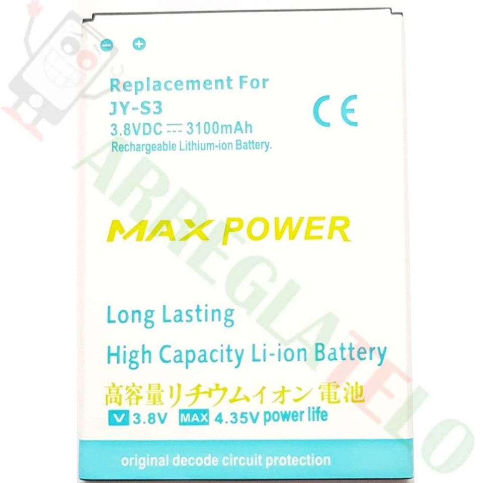 Bateria Para Jiayu S3 S3 Advanced S3S Plus, Mpn Original: Jy-S3 - Imagen 2 de 4